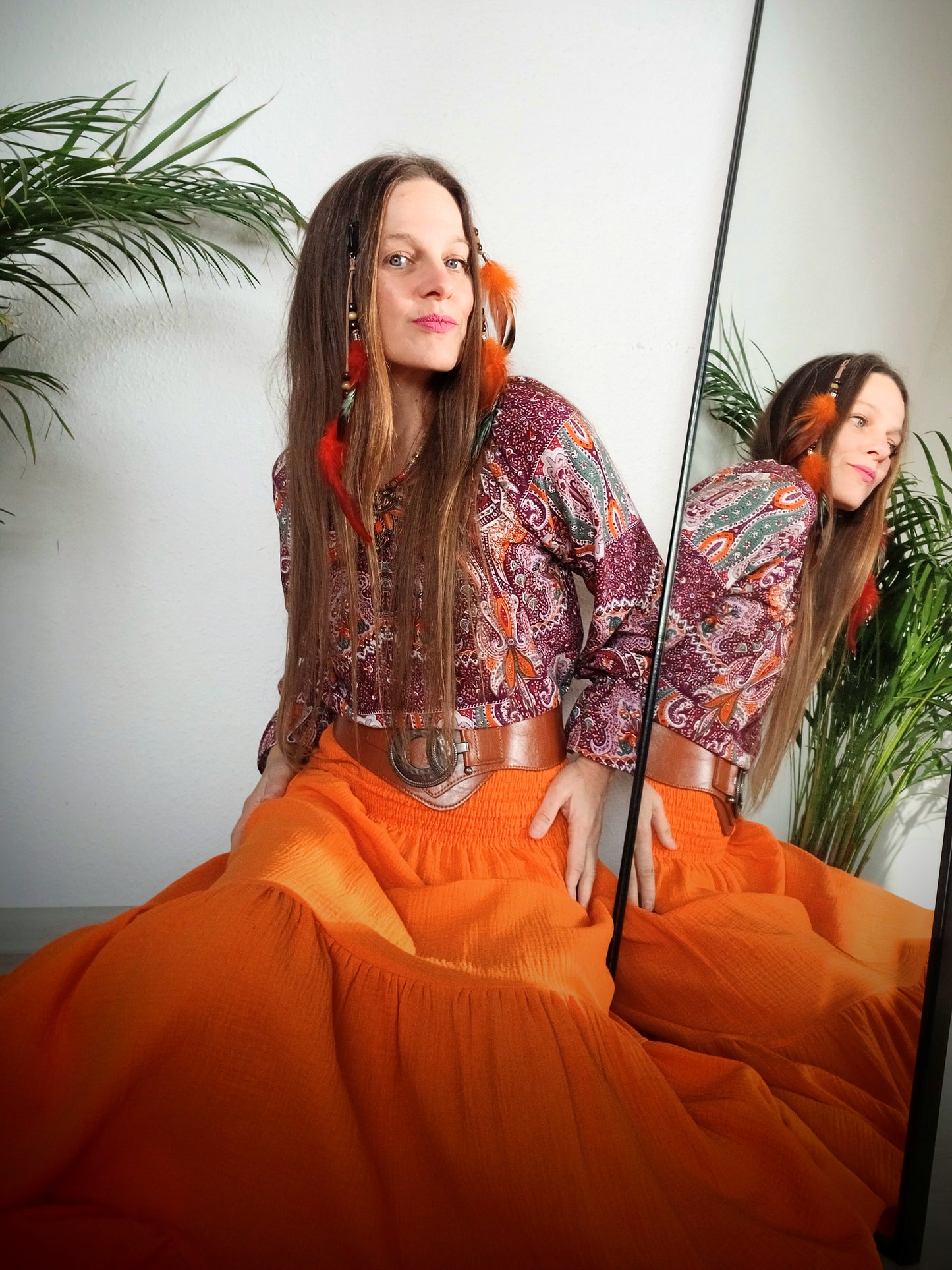 BOHO HALENKA S DESIGNOVÝM TISKEM