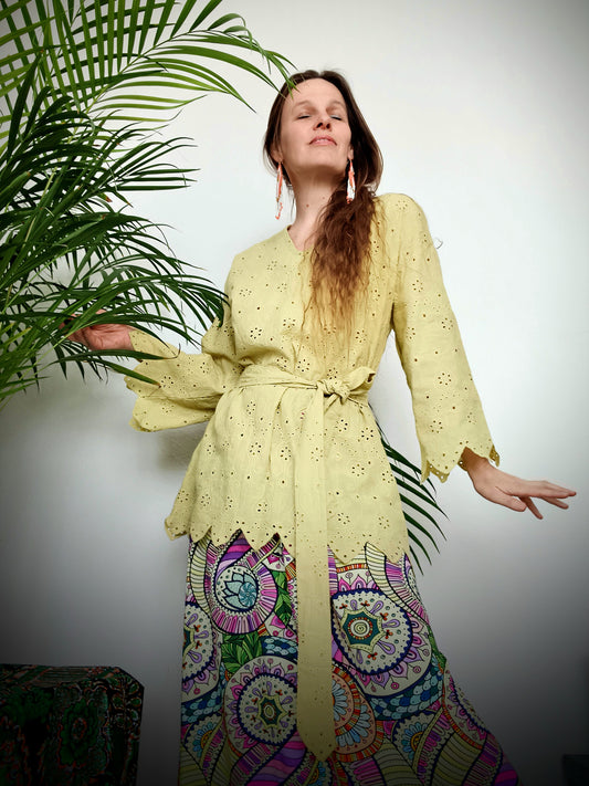 TUNIKA/HALENKA Z  FRANCOUZSKÉ MADEIRY