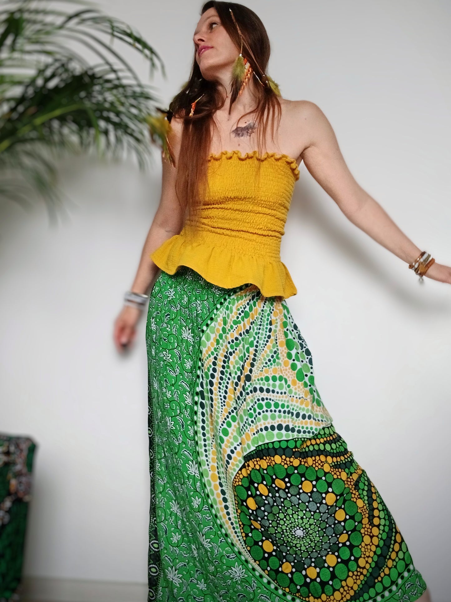 MAXI BOHO LETNÍ SUKNĚ JIN A JANG
