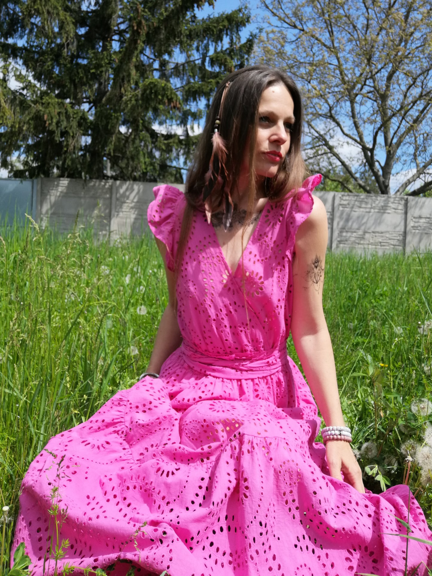 Madeira šaty sytá pink
