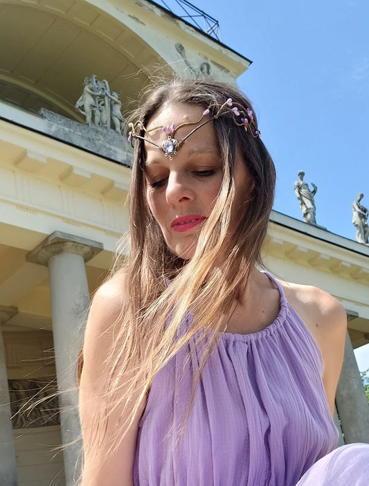 TIARA NĚŽNÁ LILA