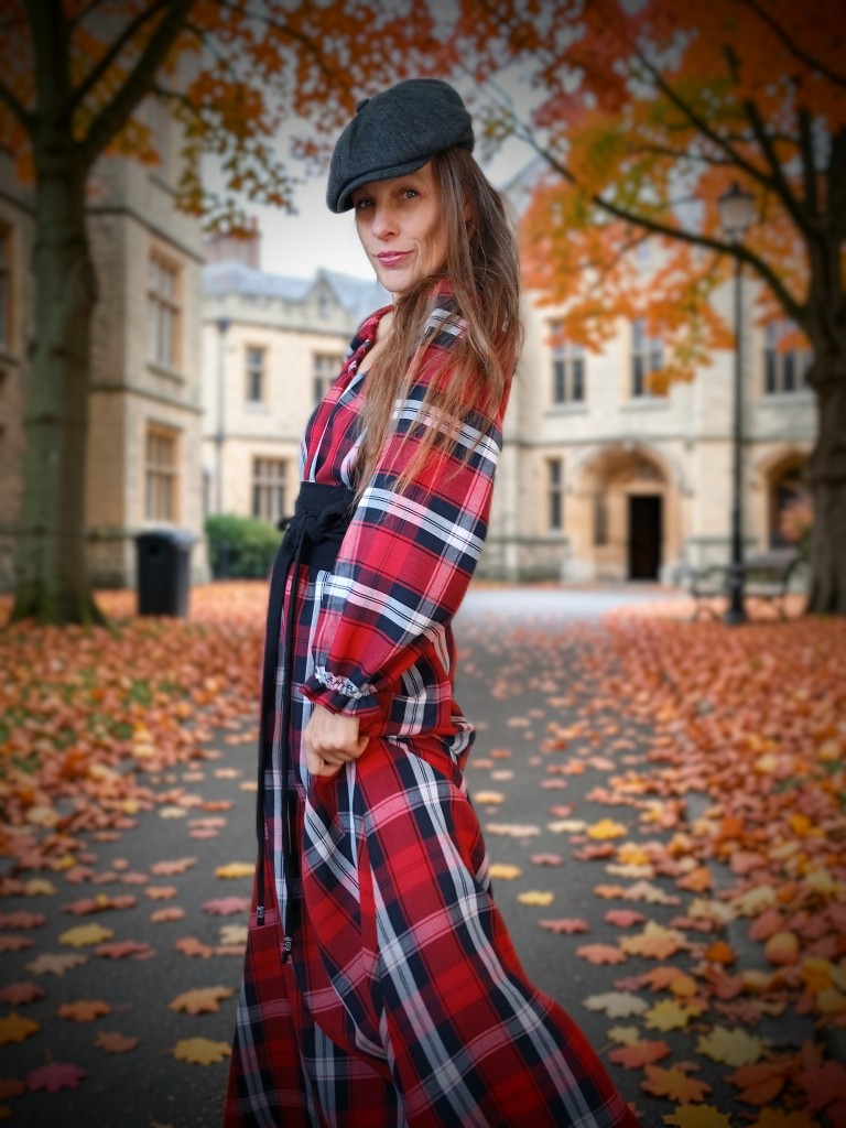 PODZIMNÍ ŠATY STYL OUTLANDER JEMNÝ MĚKOUČKÝ FLANEL