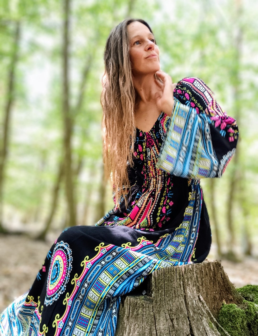 DASHIKI MAXI ŠATY SYTÉ