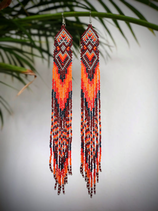 KORÁLKOVÉ BOHO NAUŠNIČKY