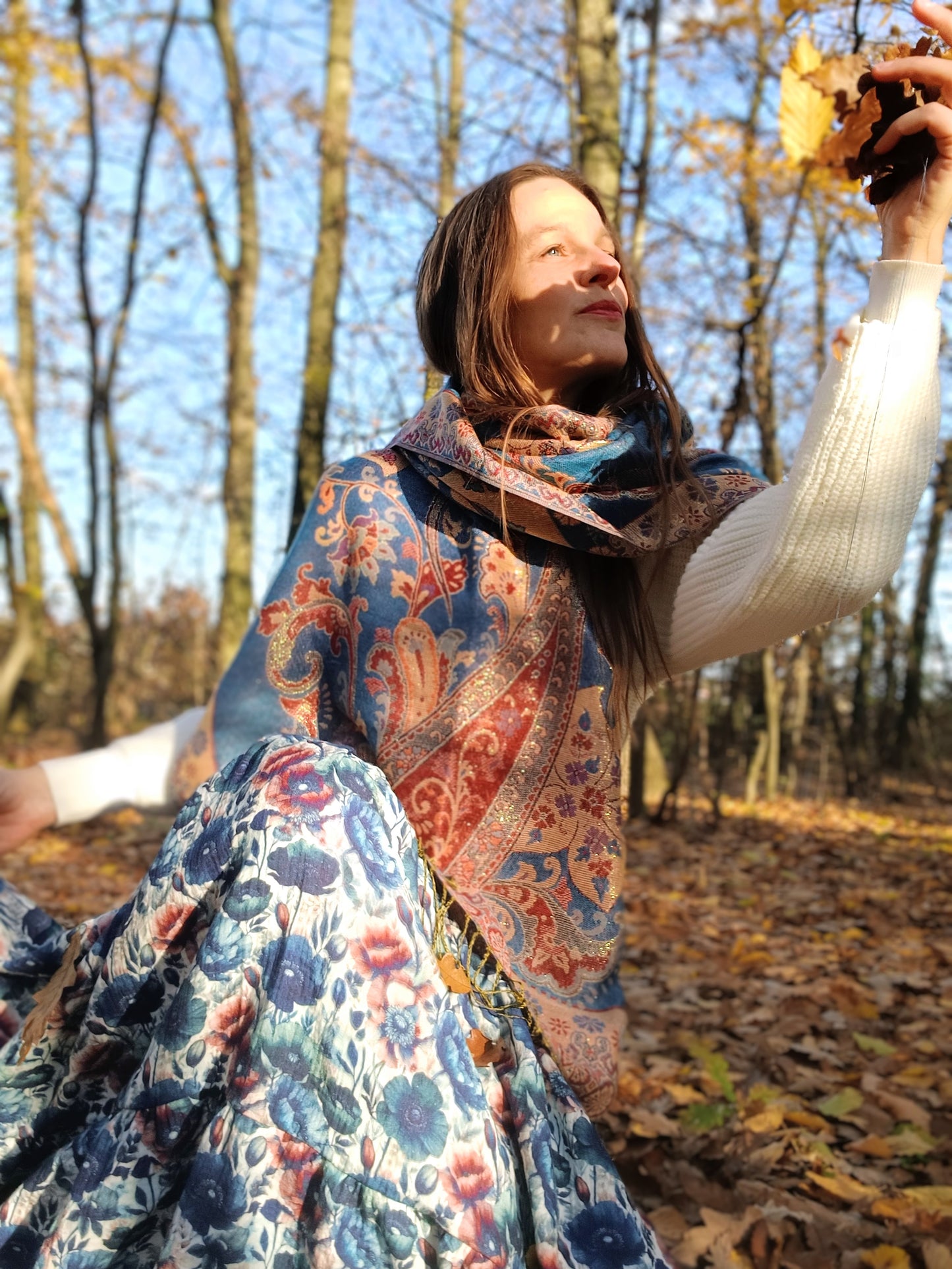 BOHO PAISLEY PAŠMÍNKA