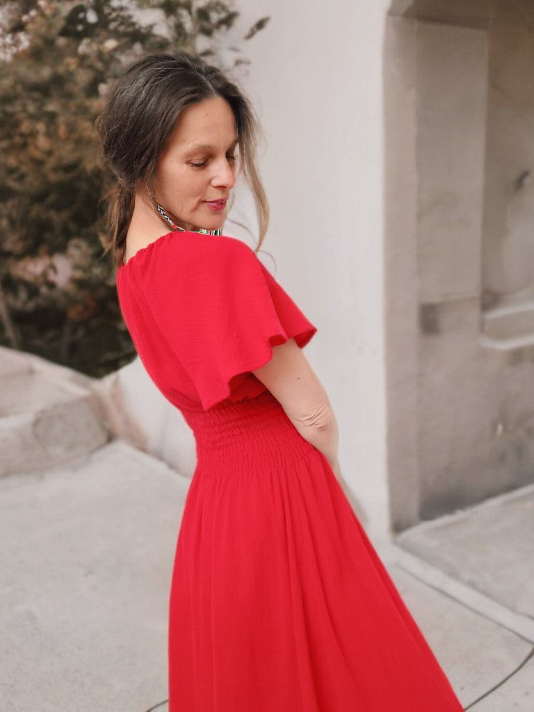 PŮVABNÉ EXLUSÍVNÍ BOHO ŠATY MĚKČENÝ LEN