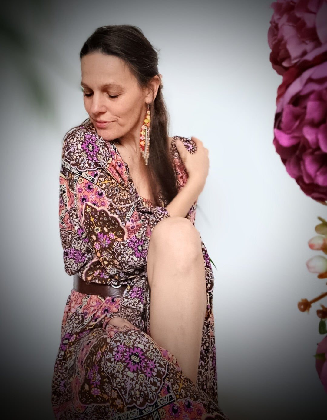 ČOKOLÁDOVÉ BOHO ŠATY