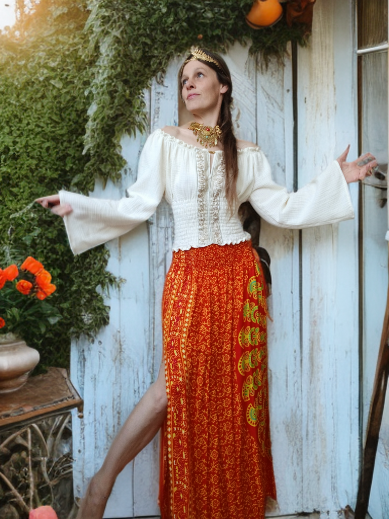TOPÍK/HALENKA V BOHO STYLU SMETANOVÁ