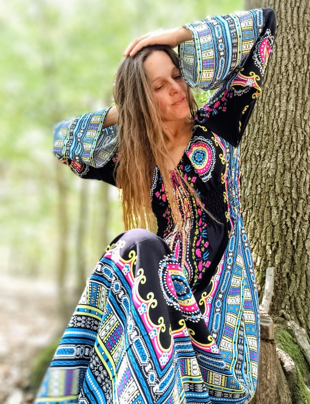 DASHIKI MAXI ŠATY SYTÉ