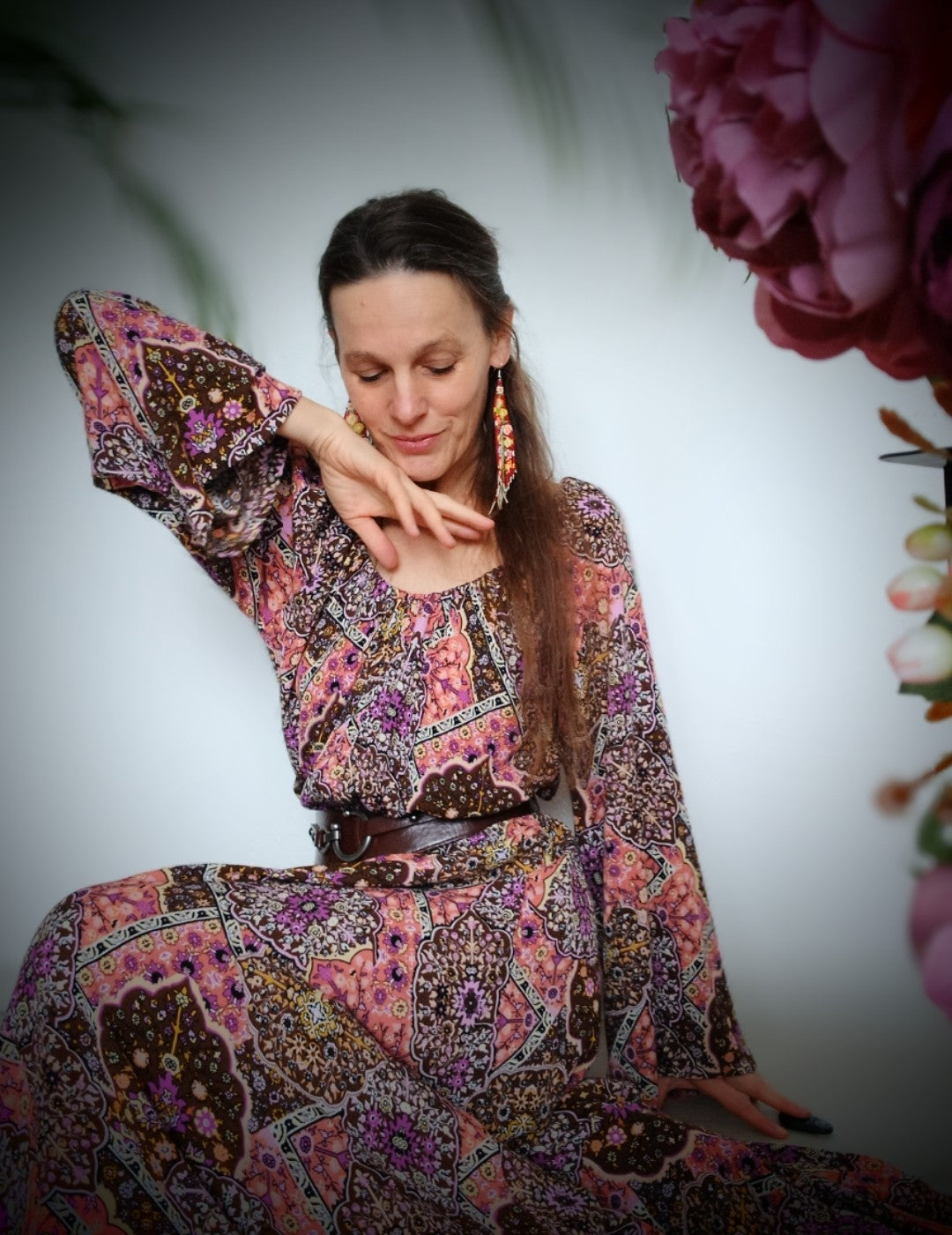 ČOKOLÁDOVÉ BOHO ŠATY