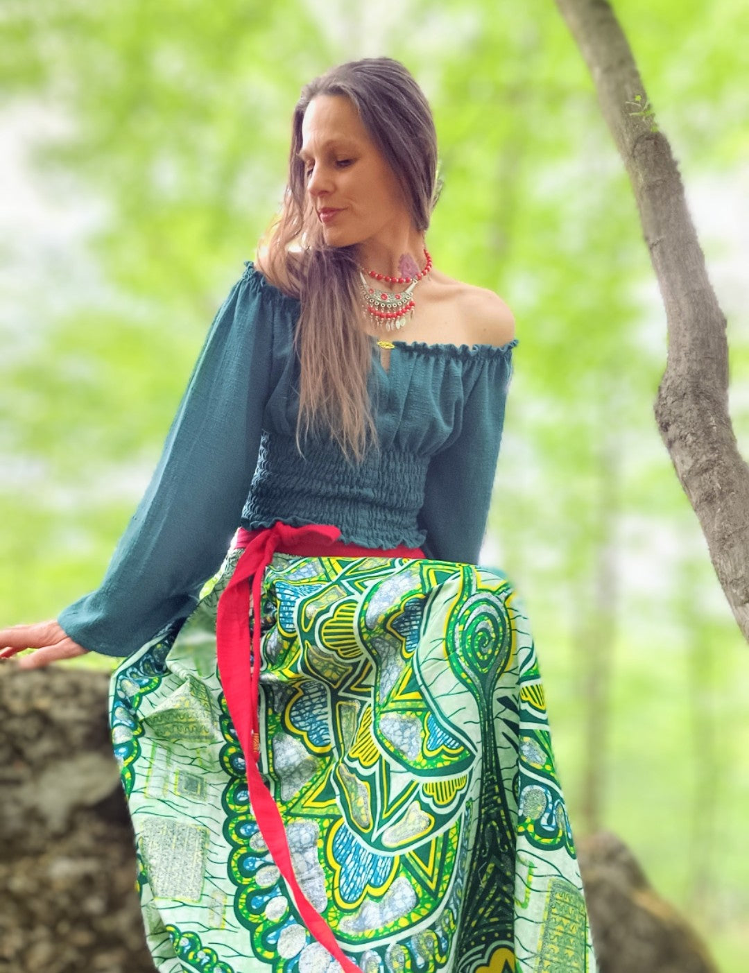 MAXI SUKNĚ DESIGNOVÁ