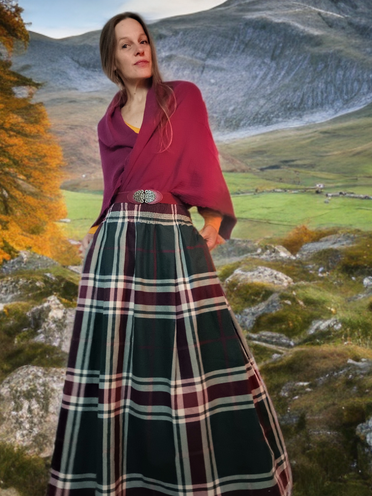 SUKÝNKA OUTLANDER GREEN