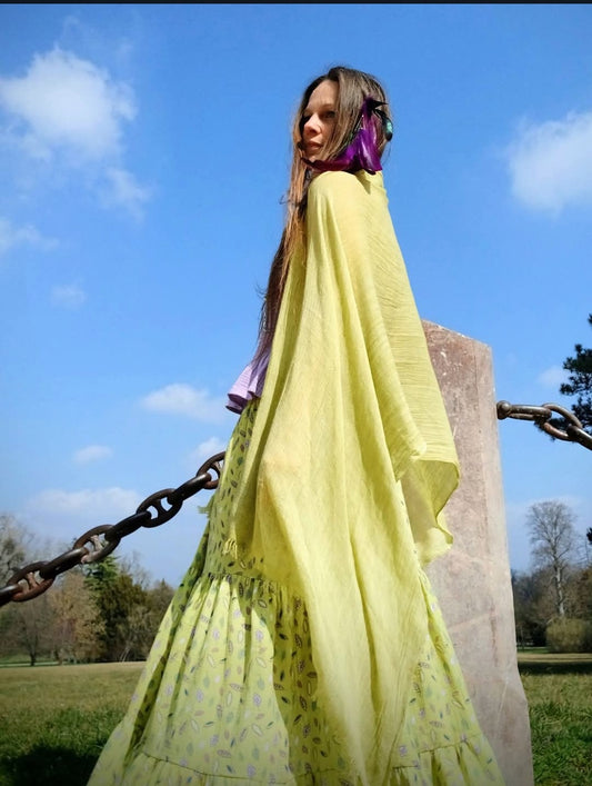 PLÉD LETNÍ BARVA ZELENÉ JABLÍČKO