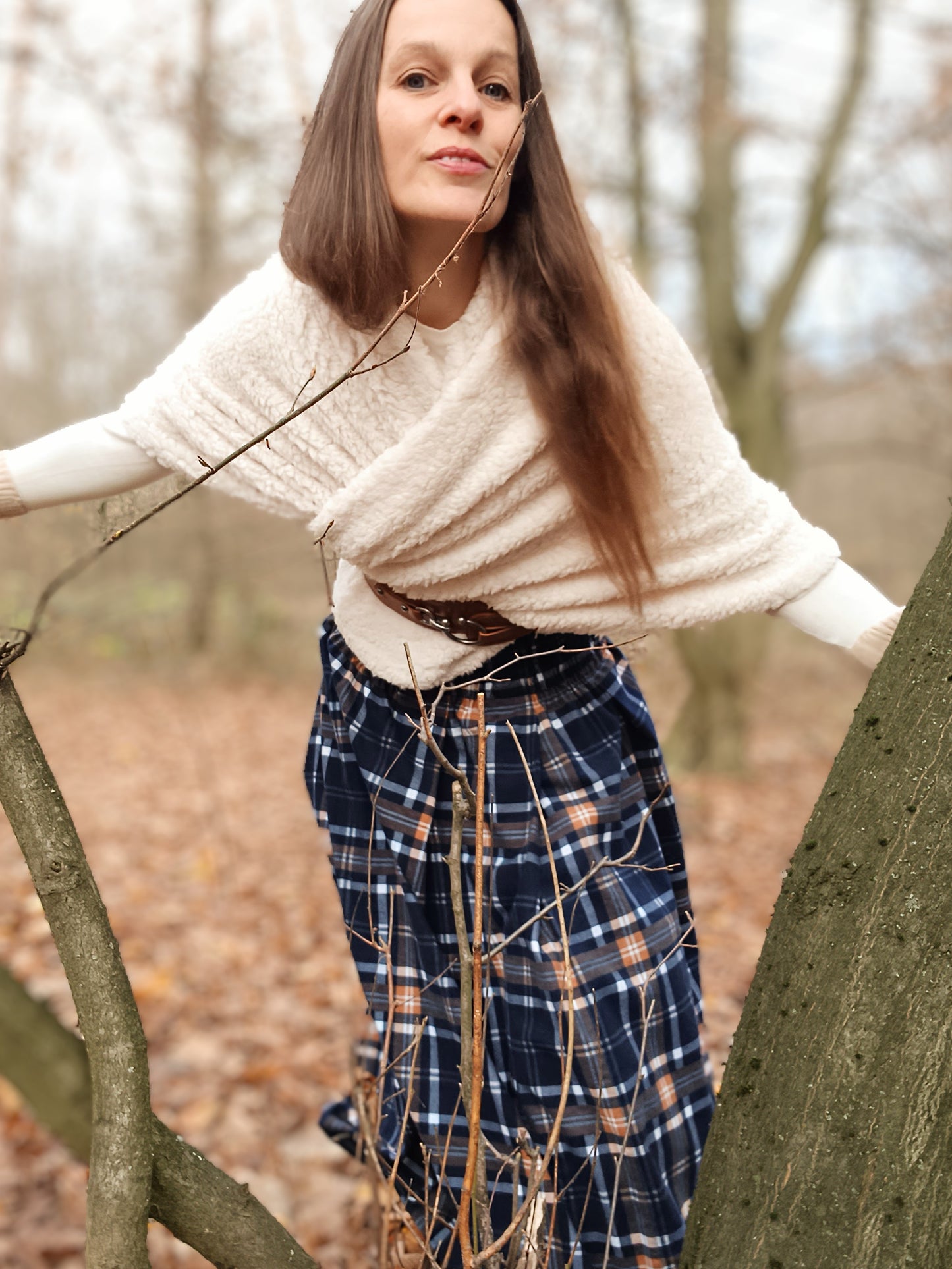 OUTLANDER SUKNĚ NOČNÍ MODRÁ