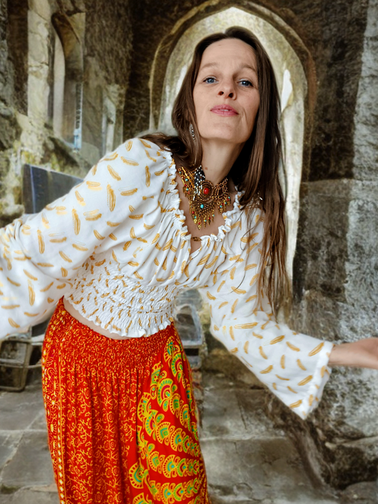 PŮVABNÁ HALENKA /TOP Z KOLEKCE ANTIC