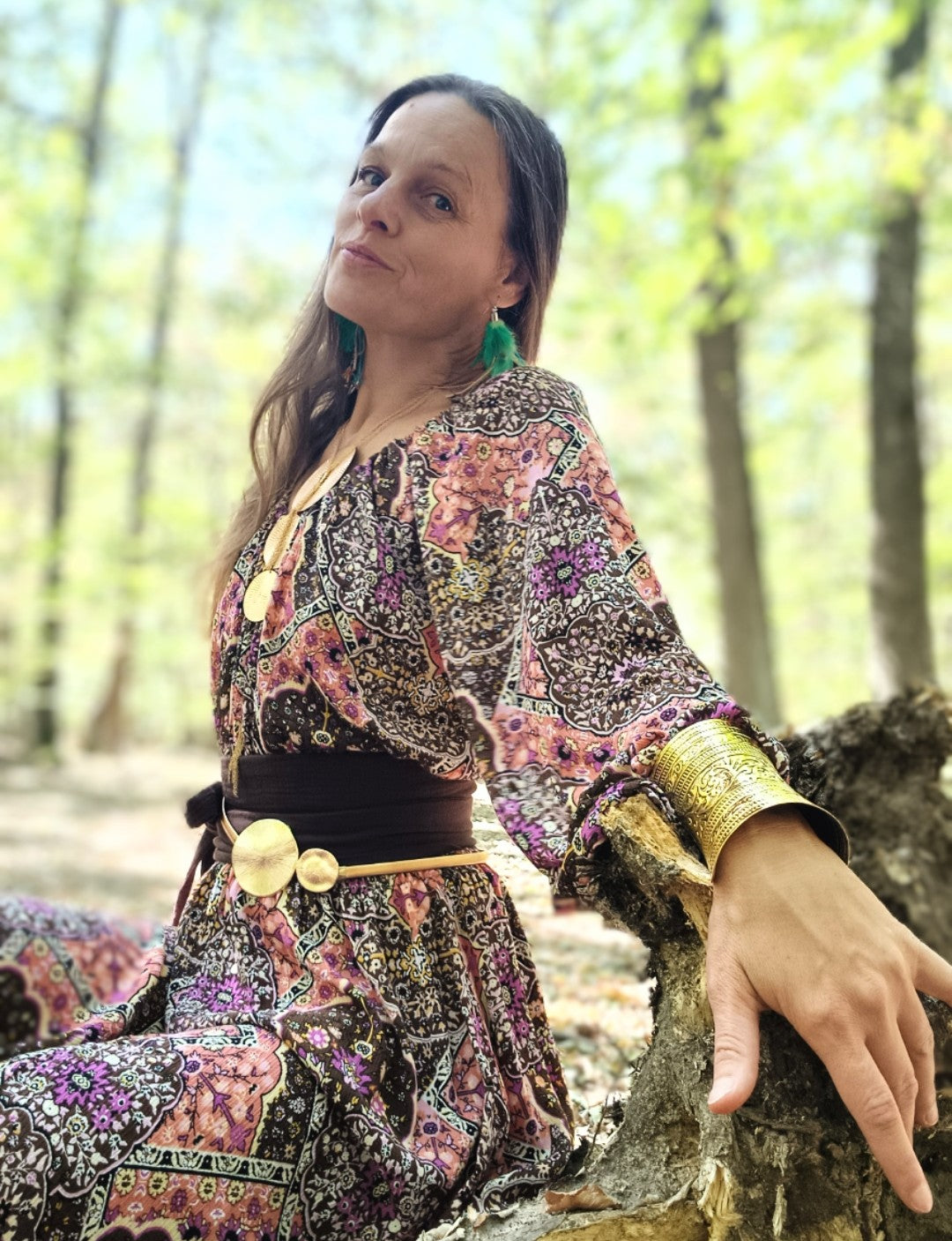 ČOKOLÁDOVÉ BOHO ŠATY