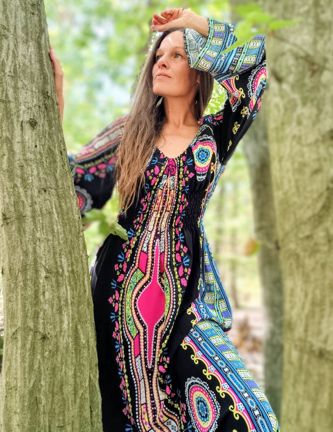 DASHIKI MAXI ŠATY SYTÉ