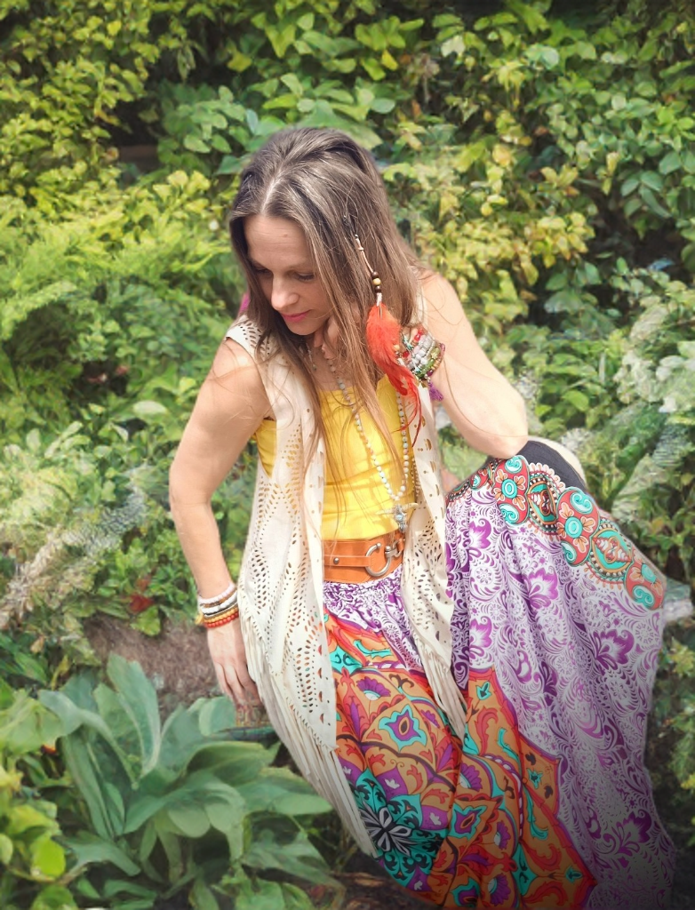 BOHO SUKNĚ MANDALA
