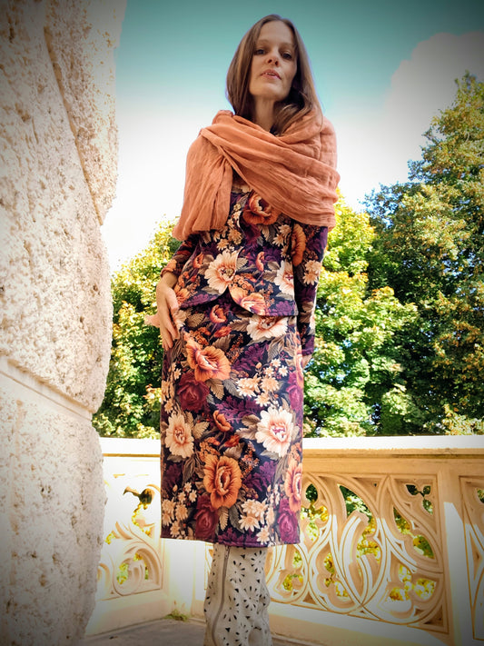 SUKNĚ PODZIM/ZIMA Z DESIGNOVÉ MĚKKÉ TEPLÁKOVINY