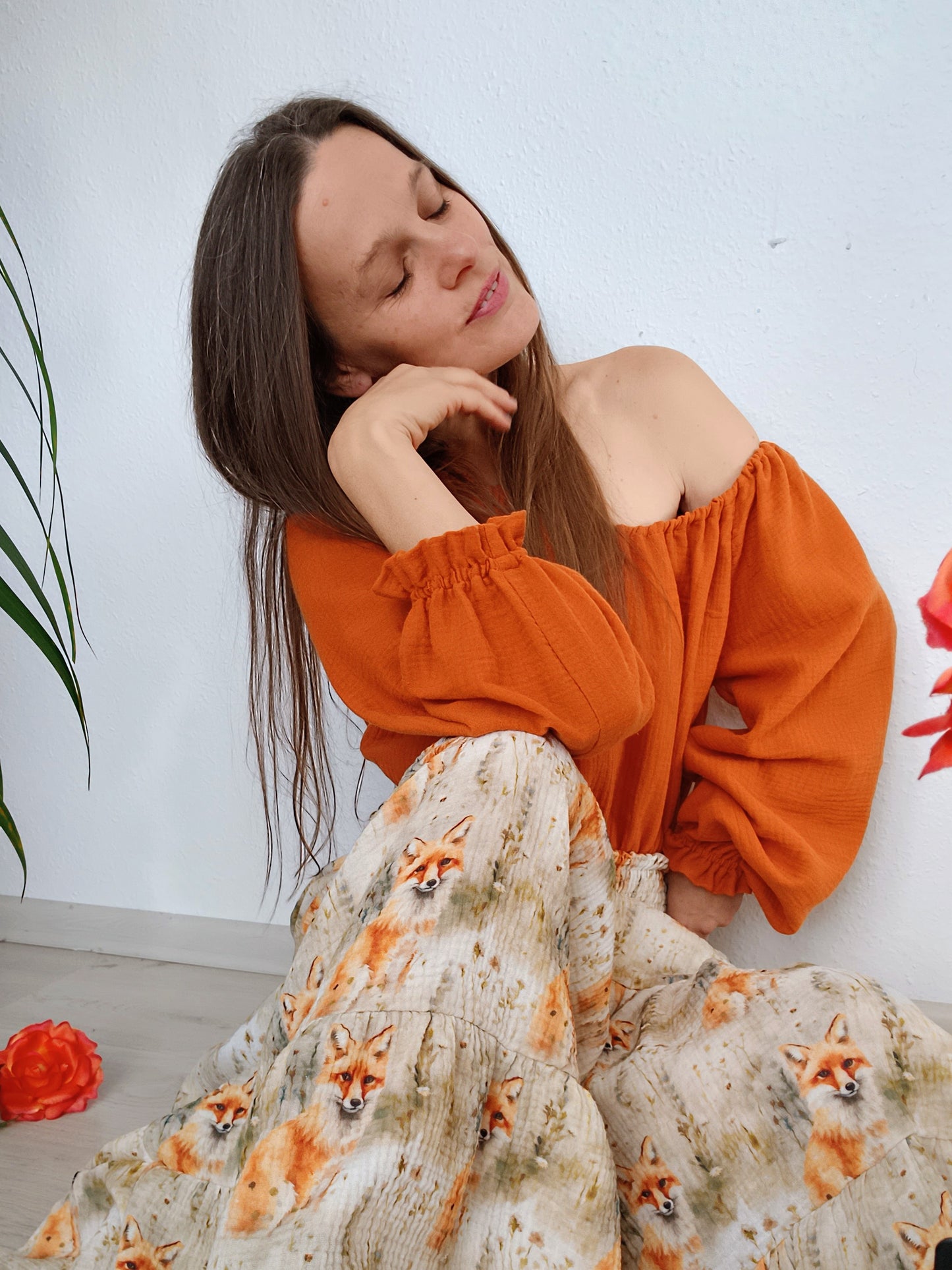 HALENKA MUŠELÍN ORANŽ