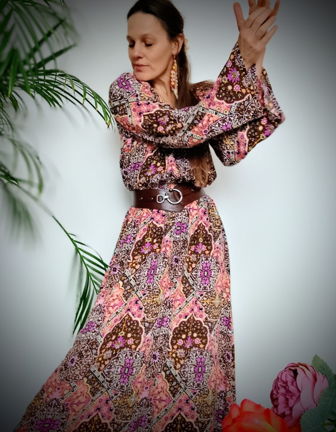 ČOKOLÁDOVÉ BOHO ŠATY