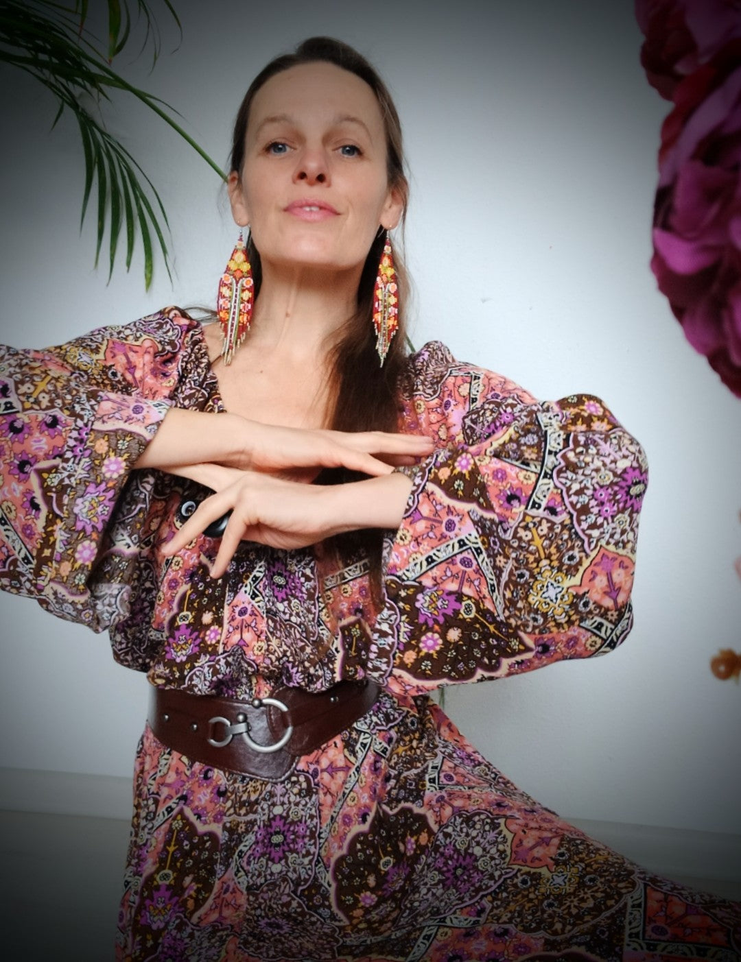 ČOKOLÁDOVÉ BOHO ŠATY