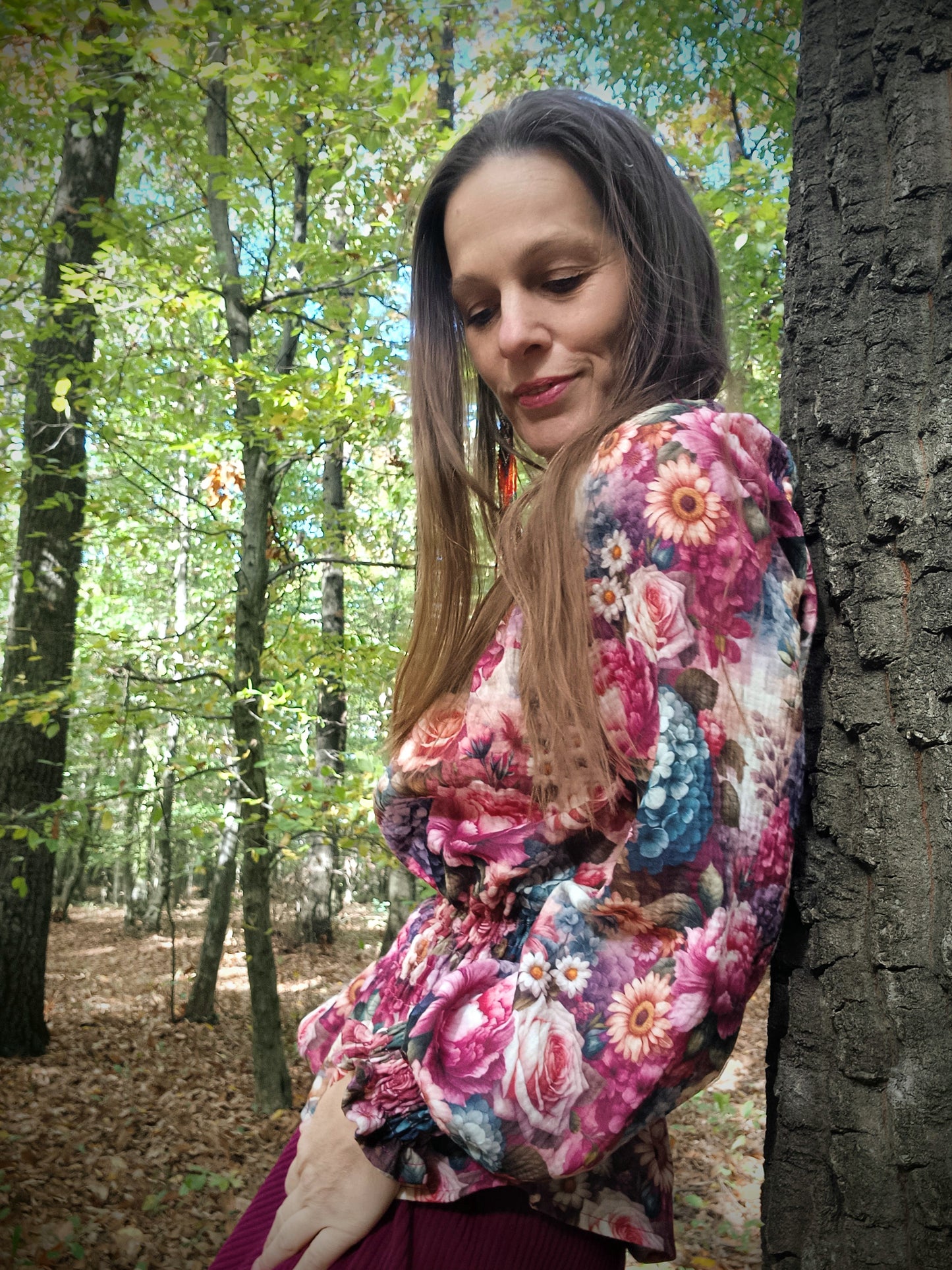 MUŠELÍNOVÁ HALENKA KVĚTY