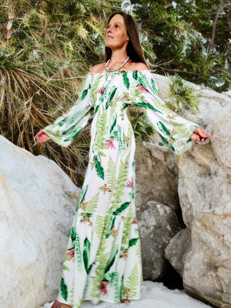 MAXI LETNÍ ŠATY PARADISE