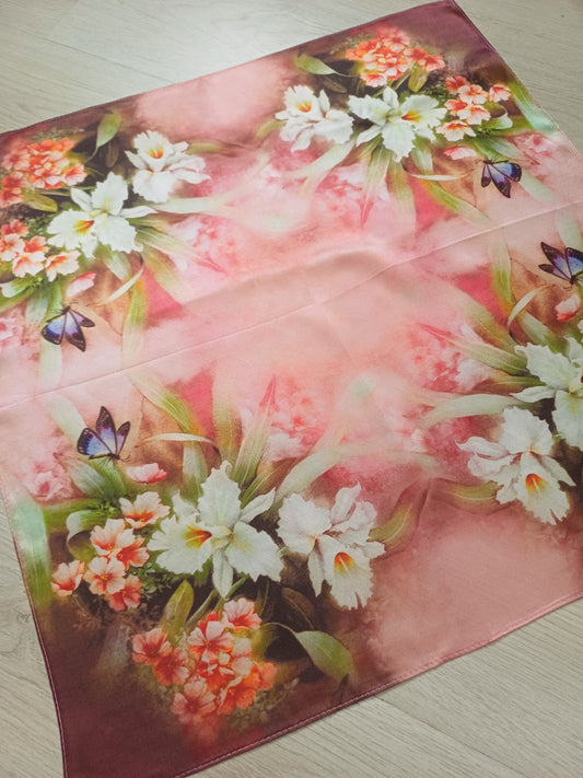 ŠÁTEČEK KVĚTY SILK
