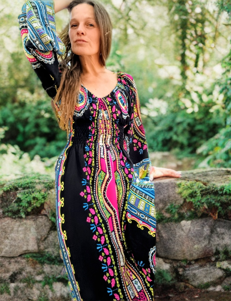DASHIKI MAXI ŠATY SYTÉ