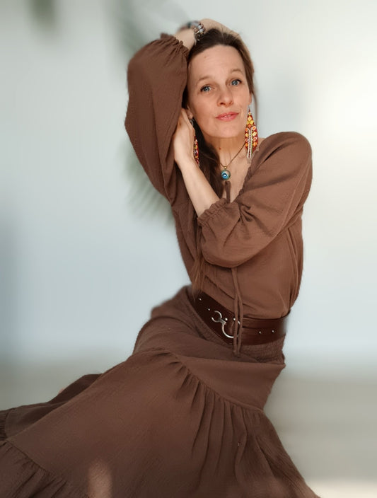 ČOKOLÁDOVÁ HALENKA Z MĚKČENÉHO LNU