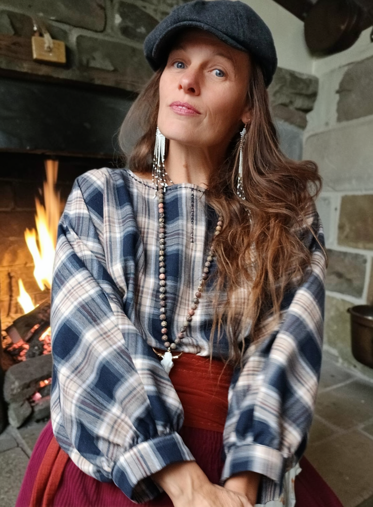 PODZIMNÍ STYLOVÁ HALENKA KOSTIČKA Z HEBKÉHO JEMNEHO FLANELU