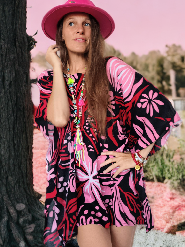 TUNIKA LETNÍ PINK GARDEN