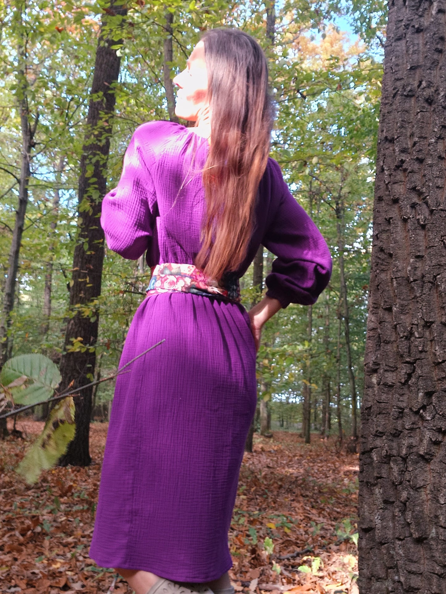 EXLUSÍVNÍ ŠATY MUŠELÍNOVÉ ORGANIC S OPASKEM