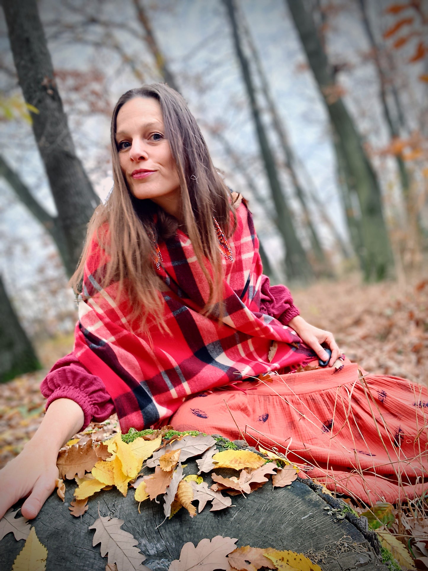 ZIMNÍ PLÉD KAŠMÍROVÝ,KÁRO ČERVENÉ