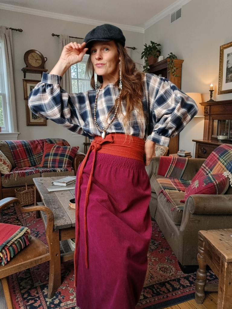 MANŠESTROVÁ SUKNĚ UŽŠÍHO STŘIHU BURGUNDSKÁ