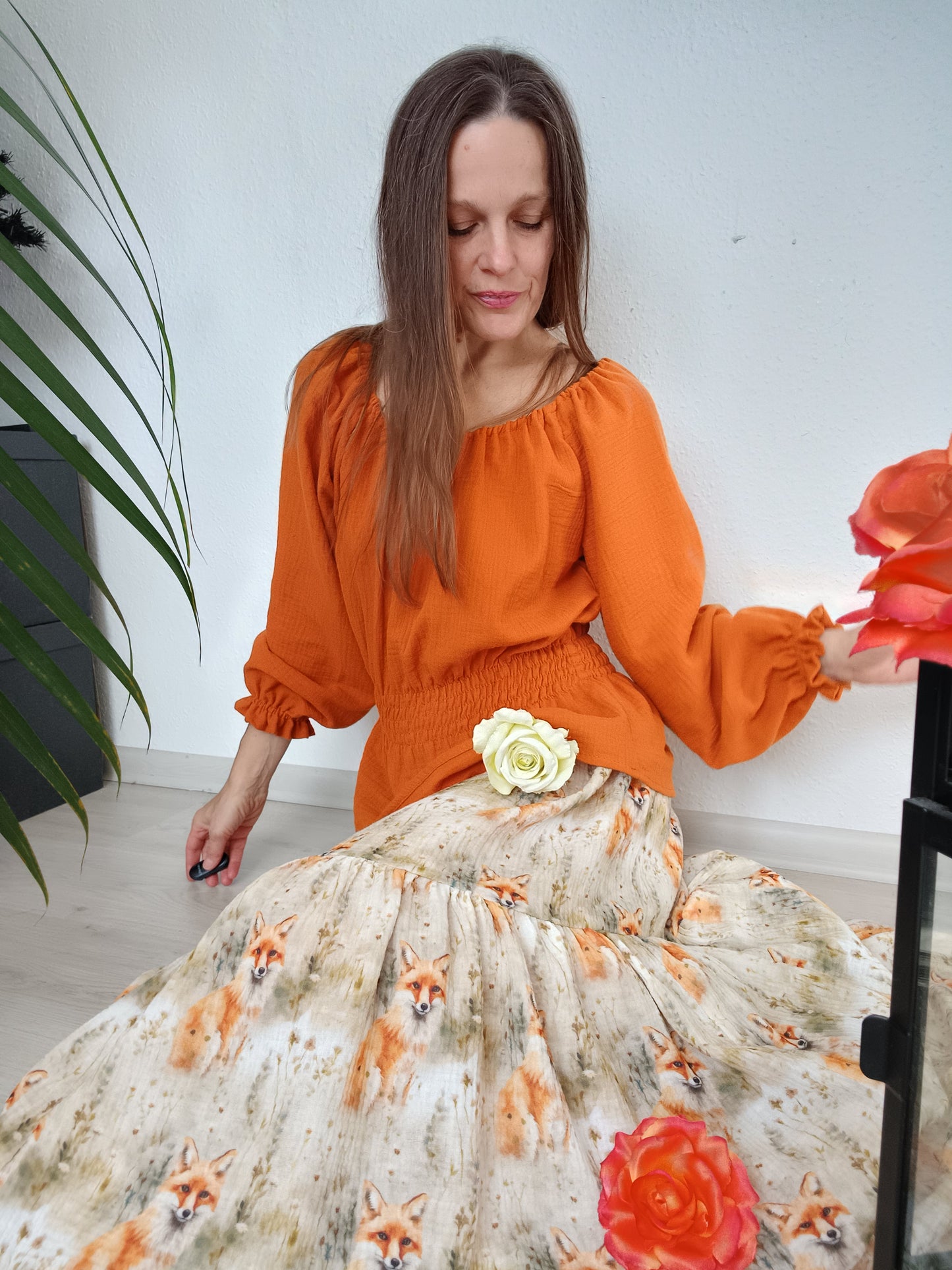 HALENKA MUŠELÍN ORANŽ