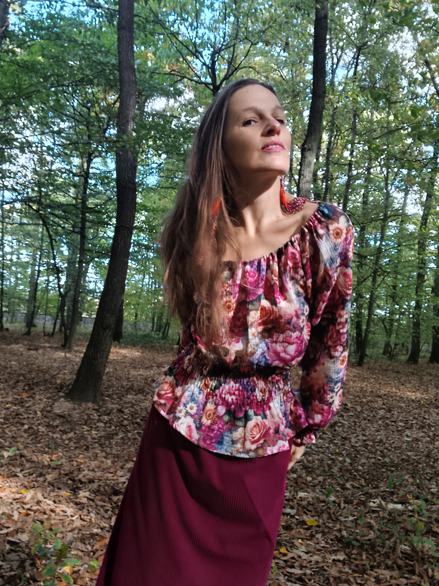 MUŠELÍNOVÁ HALENKA KVĚTY