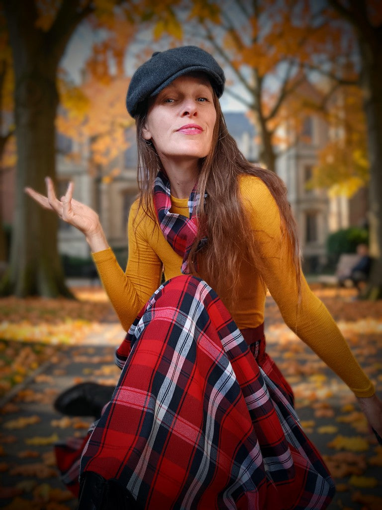 PODZIMNÍ ŠATY STYL OUTLANDER JEMNÝ MĚKOUČKÝ FLANEL