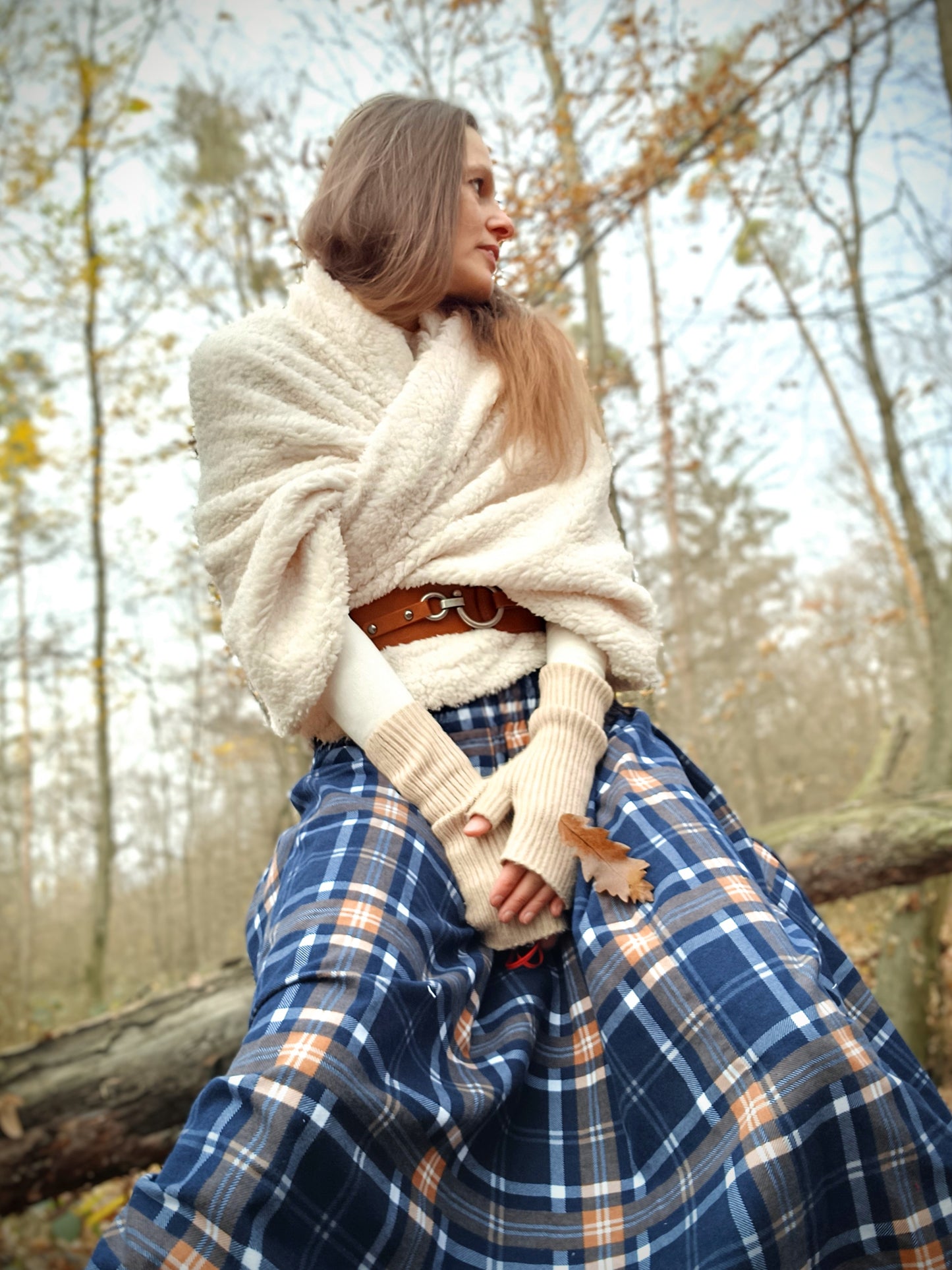 OUTLANDER SUKNĚ NOČNÍ MODRÁ