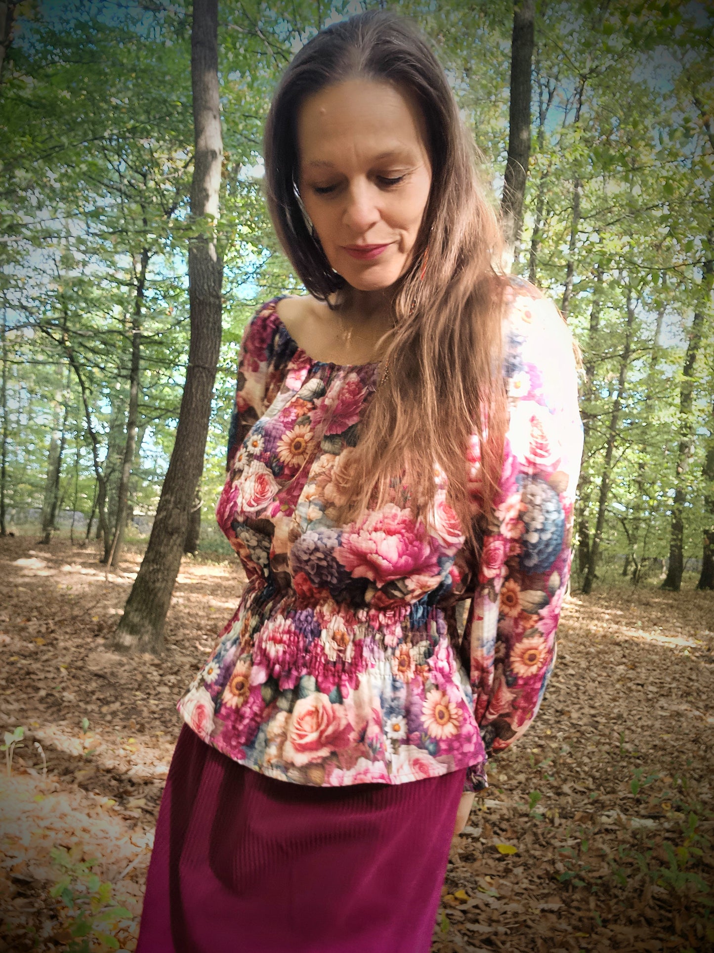 MUŠELÍNOVÁ HALENKA KVĚTY