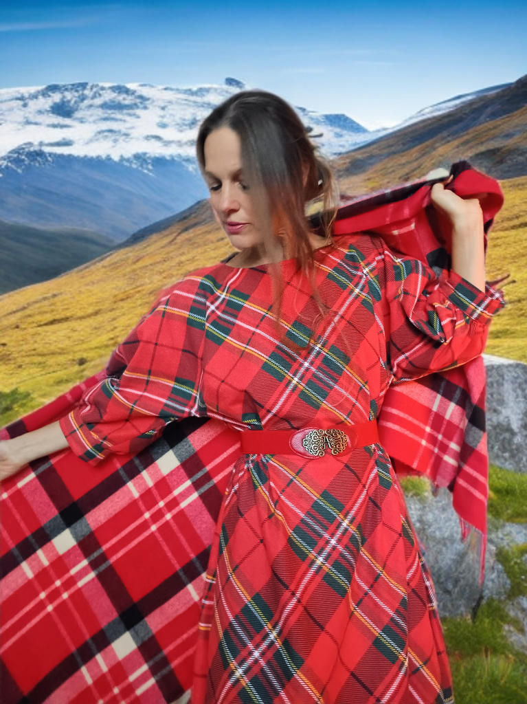 INSPIRACE  OUTLANDER MAXI ŠATY ČERVENÉ