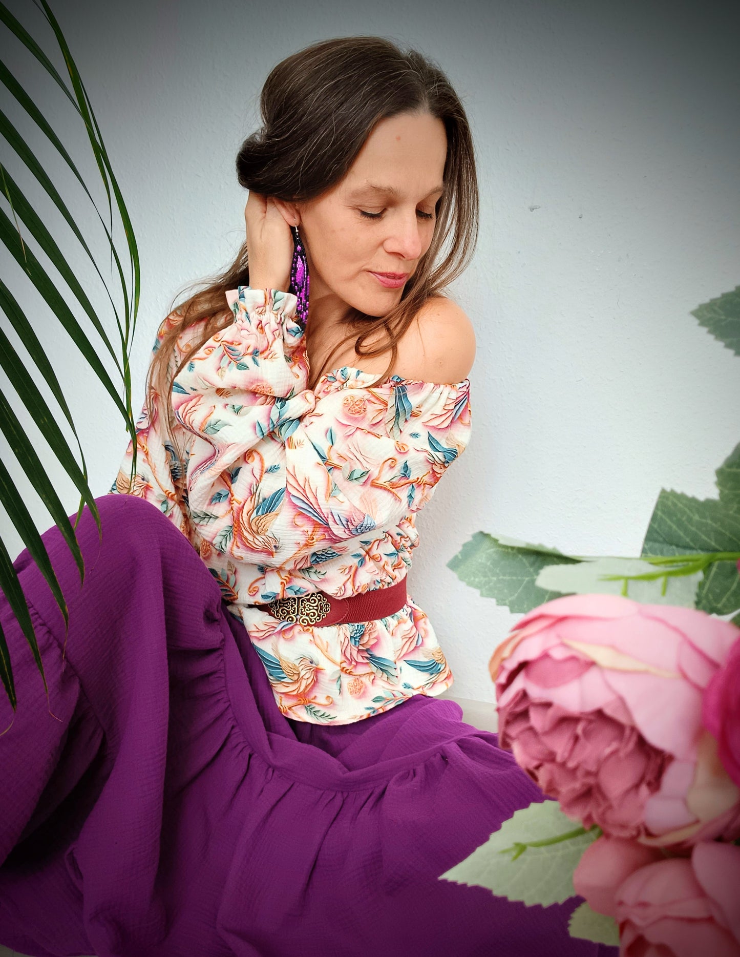 MUŠELÍNOVÁ CYKLAMÉNOVÁ MAXI SULNĚ