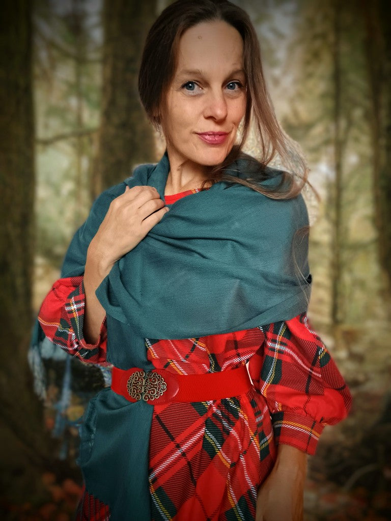 INSPIRACE  OUTLANDER MAXI ŠATY ČERVENÉ