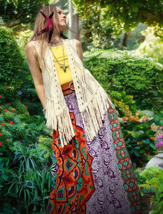 BOHO SUKNĚ MANDALA