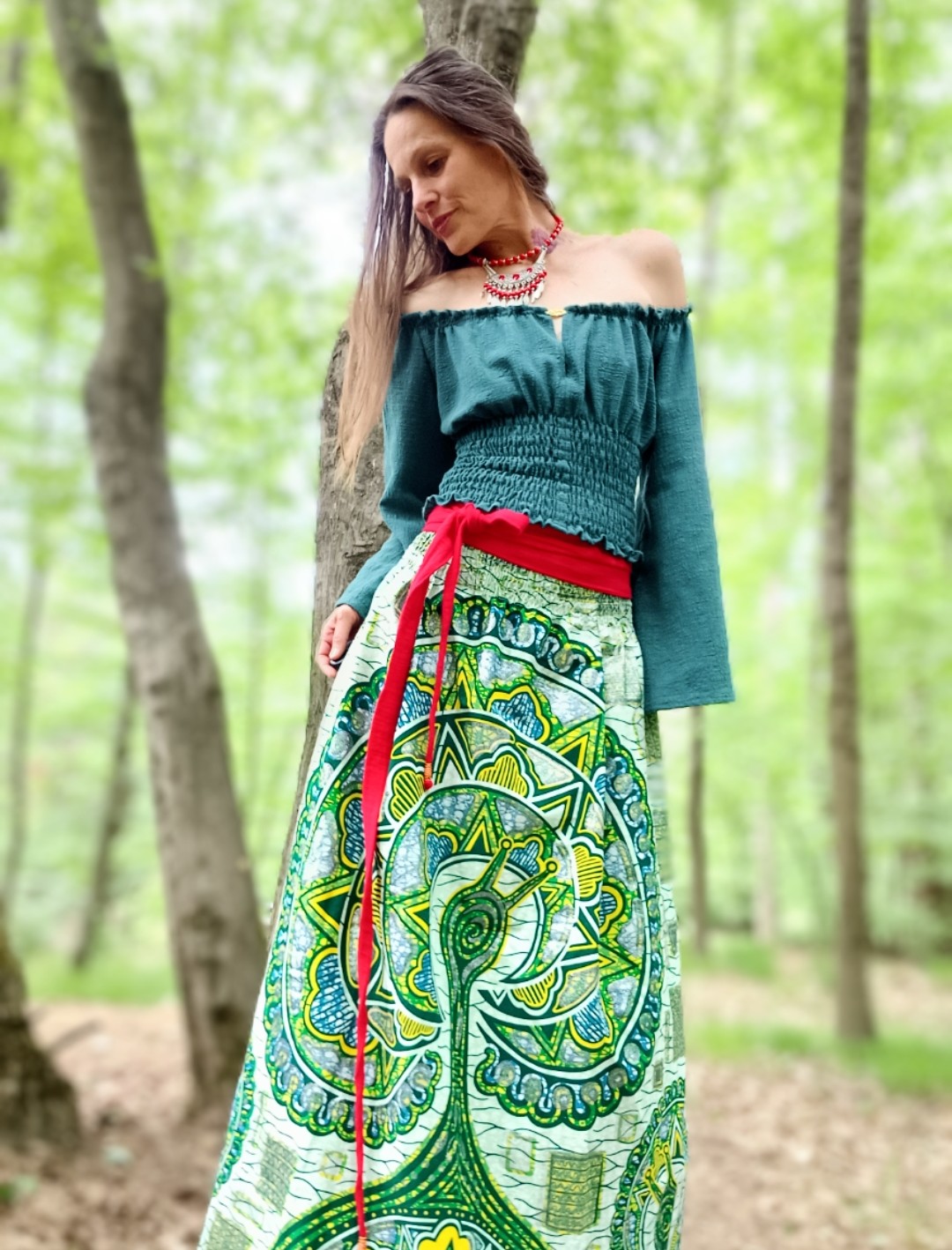MAXI SUKNĚ DESIGNOVÁ