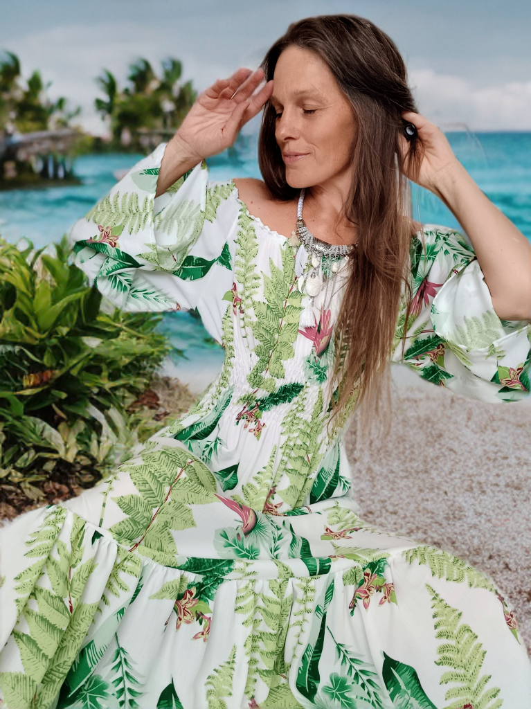 MAXI LETNÍ ŠATY PARADISE