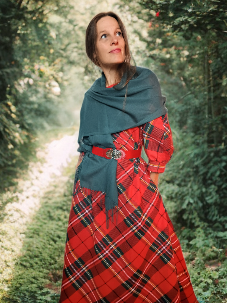 INSPIRACE  OUTLANDER MAXI ŠATY ČERVENÉ