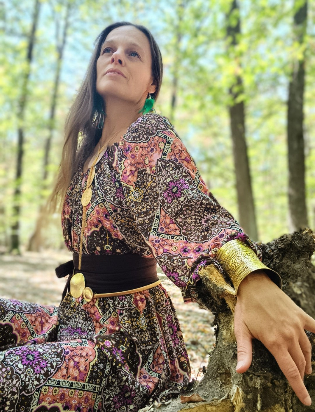 ČOKOLÁDOVÉ BOHO ŠATY
