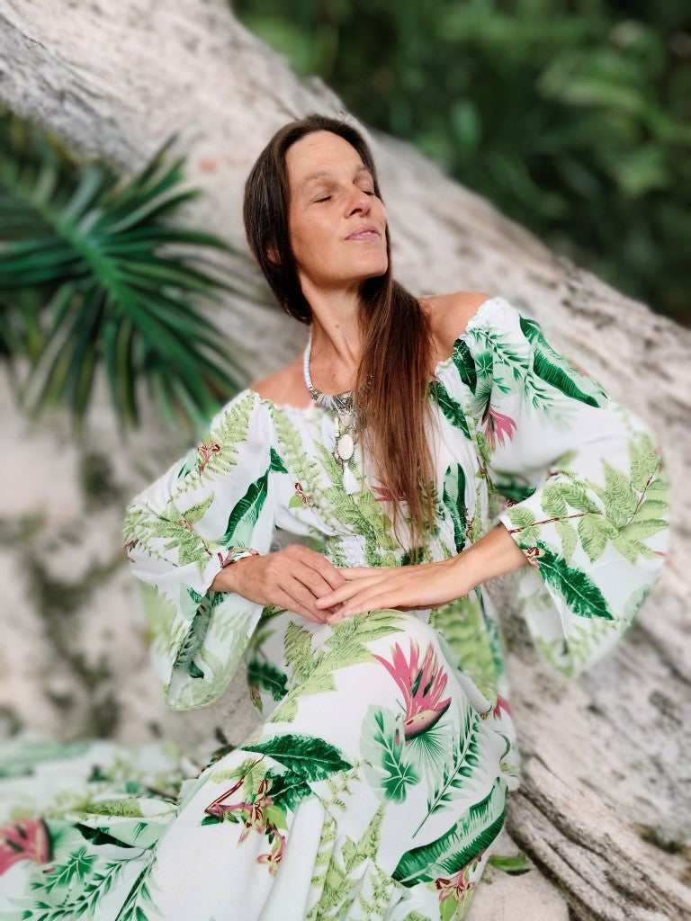 MAXI LETNÍ ŠATY PARADISE